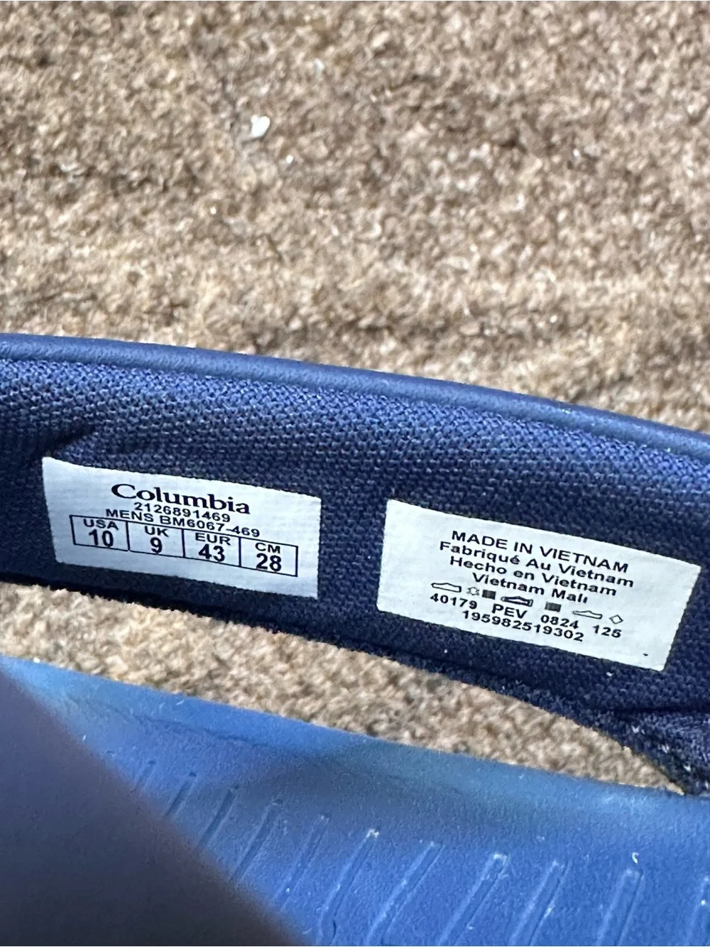 Columbia Men's Boatside Fish PFG Flip Flops Size 10